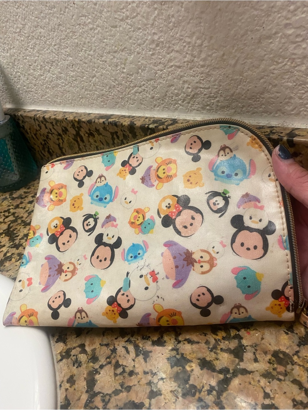 Disney Tsum Tsum  Cosmetic Pouch